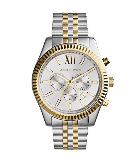 michael kors mens watch gold blue face|Michael Kors Lexington Men's Watch, Stainless Steel Bracelet .